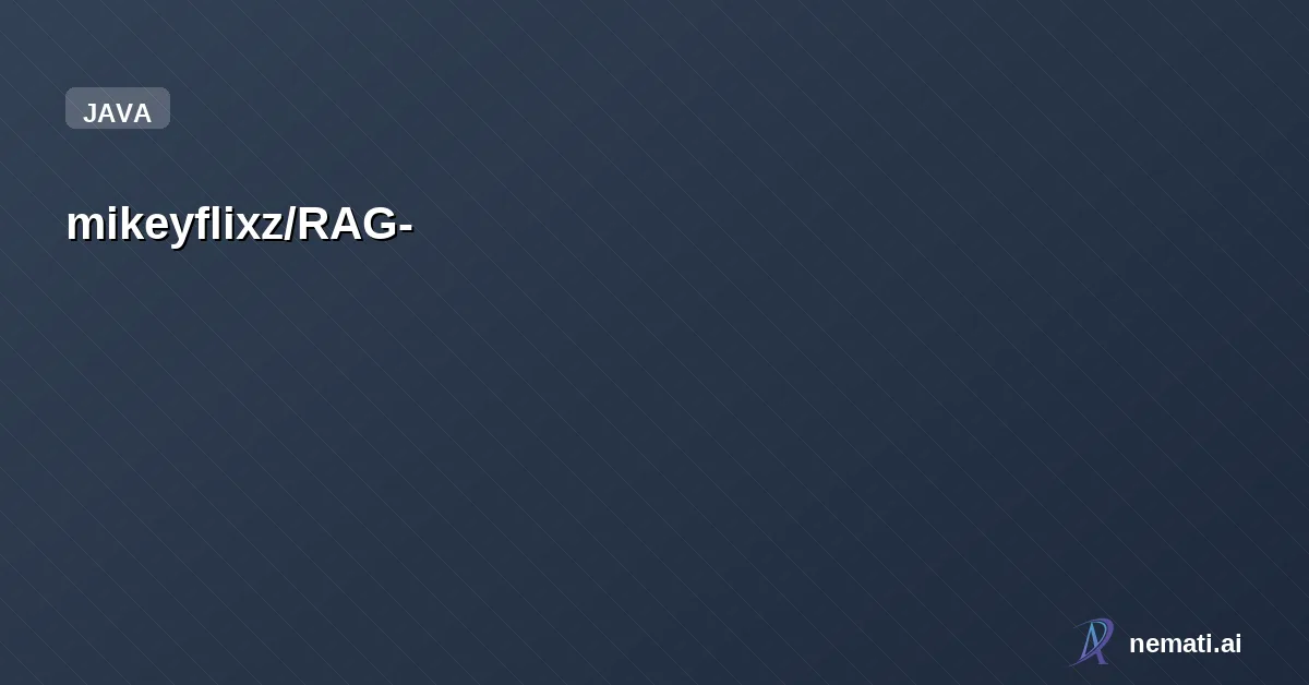 mikeyflixz/RAG-