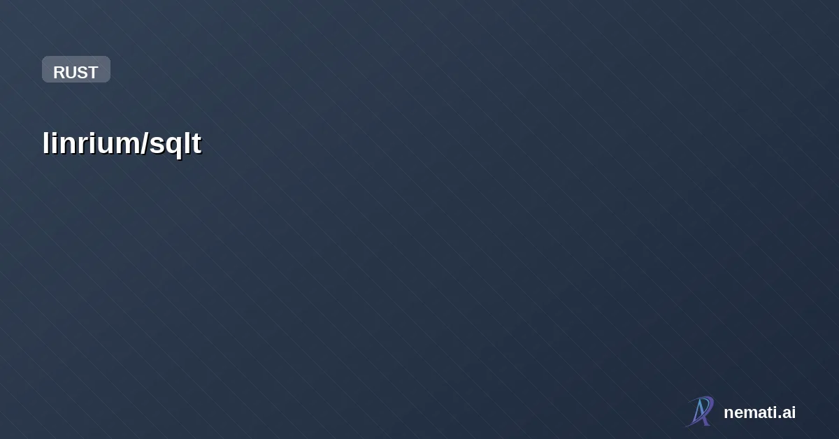 linrium/sqlt
