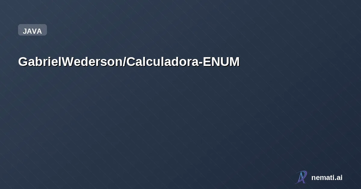 GabrielWederson/Calculadora-ENUM — projeto antigo organizado