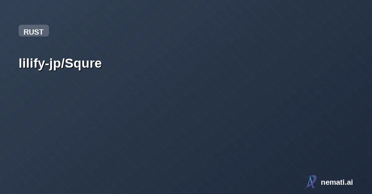 lilify-jp/Squre — 🛡️ Open-source binary protection toolkit for Windows PE. Nanomite, VM protection