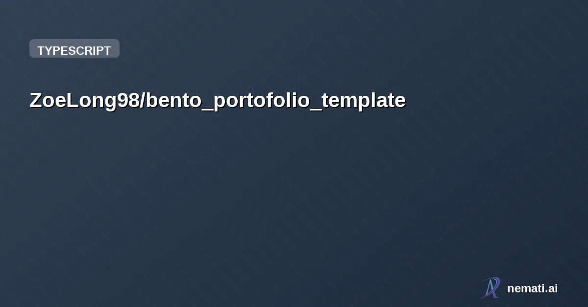 ZoeLong98/bento_portofolio_template